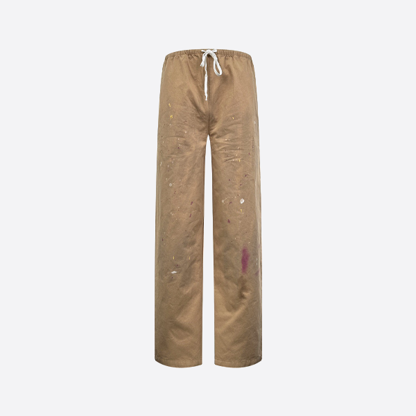Maison Margiela ink splatter casual trousers
