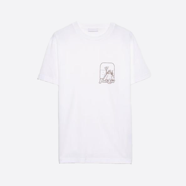 프라다 쉽 하버 반팔 크루넥 티셔츠