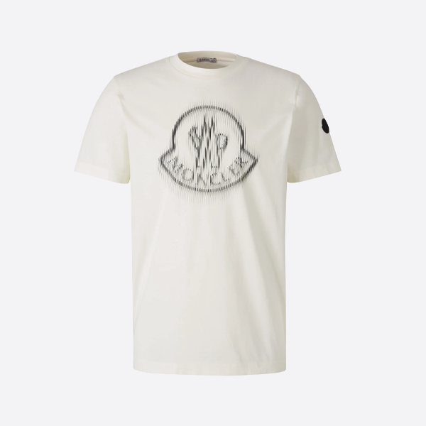 몽클레르 블러 슬리브 티셔츠