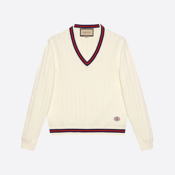 구찌 브이넥 스웨터