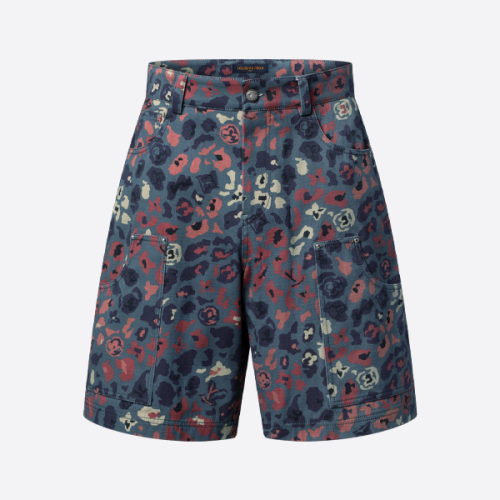 루이비통 니고 콜라보레이션 프린트 쇼츠