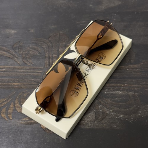 크롬하츠 925 스털링 실버 라지 스퀘어 선글라스