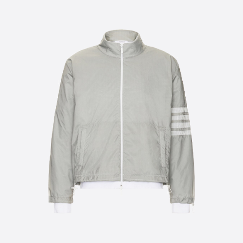 톰 브라운 더블 레이어 캐주얼 재킷, 그레이