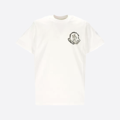 몽클레르 플라스티졸 프린트 반팔 티셔츠