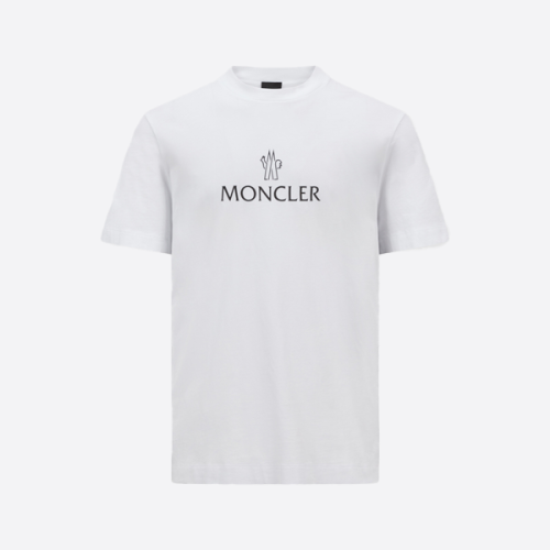 몽클레어 투톤 프린트 반팔 티셔츠