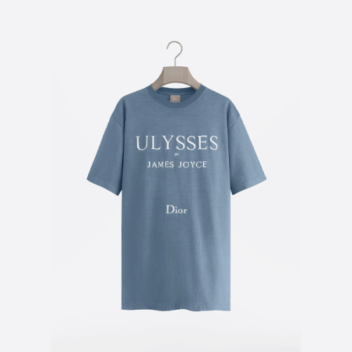 디올 율리시스 레터 자수 반팔 티